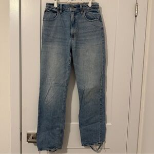Abercrombie & Fitch Ultra High Rise Ankle Straight Jeans Size 27/4 Women’s